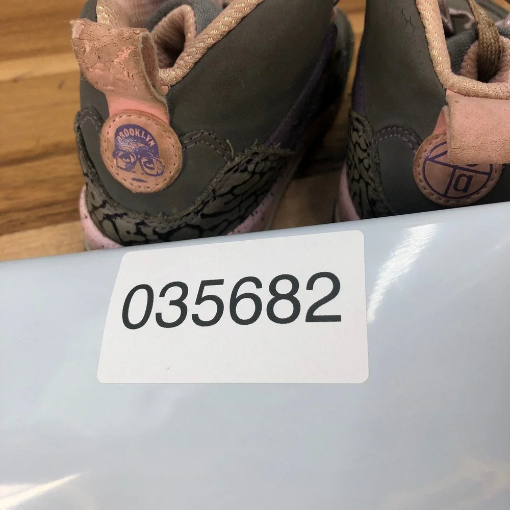Jordan Spizike Toddler Sneakers Gray Pink Mid Top Shoes Size 7C
